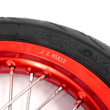 Load image into Gallery viewer, KKE 1.85*12’‘ & 2.15*12’‘ E-Bike Mini Wheels Kit with Tires Fit For Rawrr Mantis X 2024-2025 Red Rims