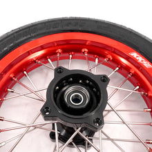 Load image into Gallery viewer, KKE 1.85*12’‘ & 2.15*12’‘ E-Bike Mini Wheels Kit with Tires Fit For Rawrr Mantis X 2024-2025 Red Rims