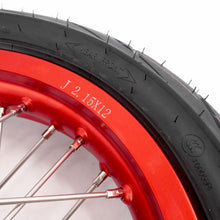 Load image into Gallery viewer, KKE 1.85*12’‘ & 2.15*12’‘ E-Bike Mini Wheels Kit with Tires Fit For Rawrr Mantis X 2024-2025 Red Rims