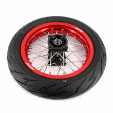 Load image into Gallery viewer, KKE 1.85*12’‘ & 2.15*12’‘ E-Bike Mini Wheels Kit with Tires Fit For Rawrr Mantis X 2024-2025 Red Rims