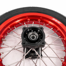 Load image into Gallery viewer, KKE 1.85*12’‘ & 2.15*12’‘ E-Bike Mini Wheels Kit with Tires Fit For Rawrr Mantis X 2024-2025 Red Rims