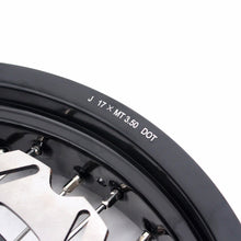 Load image into Gallery viewer, KKE 17 Inch Supermoto Rims for Honda CRF250R 04-13 CRF450R 02-12 Black