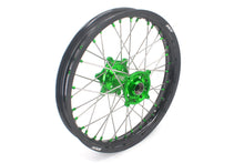 Load image into Gallery viewer, KKE 1.6*21 & 2.15*19 Wheels Rims Fit Kawasaki KX450 2019-2025 KX450X 2021-2025 Green Nipples