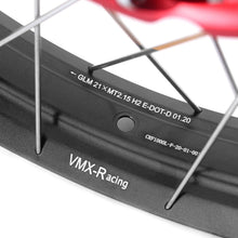 Load image into Gallery viewer, VMX Red Hub & Black Rim Tubeless Wheels Fit Honda XL750 Transalp 2023-2024 21in. & 18in.