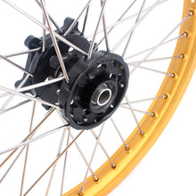Load image into Gallery viewer, KKE 21 & 19 Dirt Bike Gold Rims for Suzuki RM125 2001-2007 RM250 2008