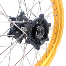 Load image into Gallery viewer, KKE 21 & 19 MX Gold Rims for Suzuki RM125 RM250 1996-2000 Black Hub