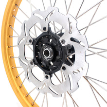 Load image into Gallery viewer, KKE 21 & 19 MX Gold Rims for Suzuki RM125 RM250 1996-2000 Black Hub