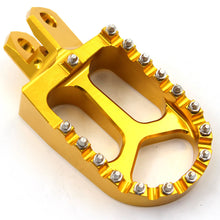 Load image into Gallery viewer, KKE CNC Billet Footpegs for SUZUKI DRZ400 DRZ400E DRZ400S DRZ400SM Gold/Blue/Black