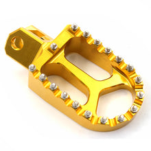 Load image into Gallery viewer, KKE CNC Billet Footpegs for SUZUKI DRZ400 DRZ400E DRZ400S DRZ400SM Gold/Blue/Black