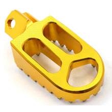 Load image into Gallery viewer, KKE CNC Billet Footpegs for SUZUKI DRZ400 DRZ400E DRZ400S DRZ400SM Gold/Blue/Black