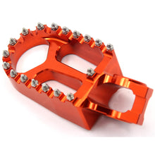 Load image into Gallery viewer, KKE CNC Footpegs Pedals for KTM SX SXF XC XCF 125 150 250 350 450 2016-2020 Orange/Blue/Black