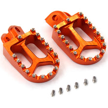 Load image into Gallery viewer, KKE CNC Footpegs for KTM SX SX-F XC XC-F EXC EXC-F 2001-2015 Orange/Blue/Black/Silver