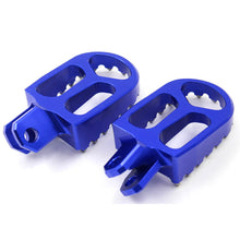 Load image into Gallery viewer, KKE CNC Billet Footpegs for SUZUKI DRZ400 DRZ400E DRZ400S DRZ400SM Gold/Blue/Black