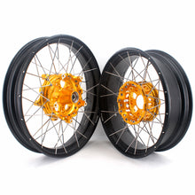 Load image into Gallery viewer, VMX 19" 17" Tubeless Wheels For BMW R1200GS R1200GS Adventure 2013-2020 Gold Hub&Black Rim