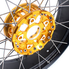 Load image into Gallery viewer, VMX 19" 17" Tubeless Wheels For BMW R1200GS R1200GS Adventure 2013-2020 Gold Hub&Black Rim