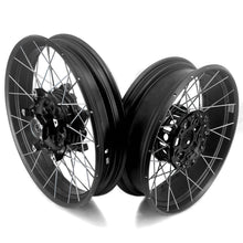 Load image into Gallery viewer, VMX 19" 17" Inch Tubeless Rims for BMW R1200GS R1200GS Adventure 2013-2020 Black Hub & Black Rim