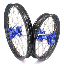 Load image into Gallery viewer, KKE 19" 16" CNC Big Kid's Wheels Rims Fit For Husqvarna TC85 Gas Gas MC85 2021-2024 Blue