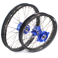 Load image into Gallery viewer, KKE 19" 16" CNC Big Kid's Wheels Rims Fit For Husqvarna TC85 Gas Gas MC85 2021-2024 Blue