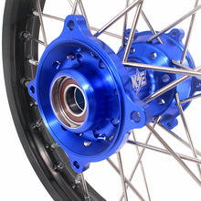 Load image into Gallery viewer, KKE 19" 16" CNC Big Kid's Wheels Rims Fit For Husqvarna TC85 Gas Gas MC85 2021-2024 Blue