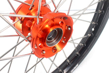 Load image into Gallery viewer, KKE 19" 16" Kid's Big Wheels GLM Rims For KTM SX 85 2021 2022 2023 2024 Orange Hub