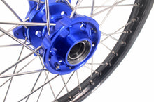 Load image into Gallery viewer, KKE 21/18 Enduro CUSH Drive Spoke Wheels For KTM EXC EXC-F EXC-W 125-530CC 2003-2024 Blue Hub