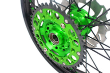 Load image into Gallery viewer, KKE 21/18 Spoked Wheels Rims For KAWASAKI KX125 KX250 2003 2004 2005 Black Spokes