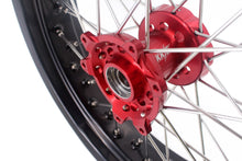 Load image into Gallery viewer, KKE 3.5 & 4.25 Cush Drive Supermoto Rims for HONDA CRF250R/450R 2002-2012 Red&Black