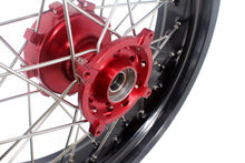 Load image into Gallery viewer, KKE 3.5 & 4.25 Cush Drive Supermoto Rims for HONDA CRF250R/450R 2002-2012 Red&Black