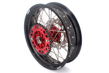 Load image into Gallery viewer, KKE 3.5 & 4.25 Cush Drive Supermoto Rims for HONDA CRF250R/450R 2002-2012 Red&Black With Disc&Sprocket