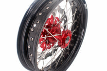Load image into Gallery viewer, KKE 3.5 & 4.25 Cush Drive Supermoto Rims for HONDA CRF250R/450R 2002-2012 Red&Black With Disc&Sprocket