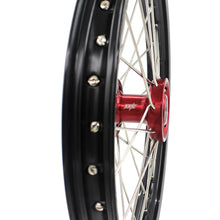 Load image into Gallery viewer, KKE 17 & 14 Kids Wheels for Honda CR80R CR80RB 1993-2002 CR85R CR85RB 2003-2008 Red Hub