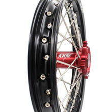 Load image into Gallery viewer, KKE 17 & 14 Kids Wheels for Honda CR80R CR80RB 1993-2002 CR85R CR85RB 2003-2008 Red Hub
