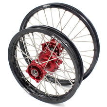 Load image into Gallery viewer, KKE 17 & 14 Kids Wheels for Honda CR80R CR80RB 1993-2002 CR85R CR85RB 2003-2008 Red Hub