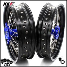Load image into Gallery viewer, KKE 3.5 & 4.25 Wheels for Yamaha WR250F 2001 WR450F 2003-2018 Blue
