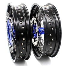 Load image into Gallery viewer, KKE 3.5 & 4.25 Wheels for Yamaha WR250F 2001 WR450F 2003-2018 Blue