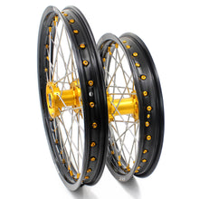 Load image into Gallery viewer, KKE 19 & 16 RM80 RM85 1993-2025 Kids Wheels for Suzuki Gold Nipple