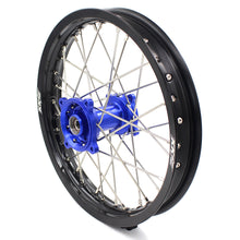 Load image into Gallery viewer, KKE 19 & 16 Kids Wheels fit for Suzuki RM85 RM80 Yamaha YZ80 YZ85 Blue Hub