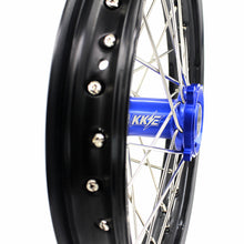 Load image into Gallery viewer, KKE 19 & 16 Kids Wheels fit for Suzuki RM85 RM80 Yamaha YZ80 YZ85 Blue Hub