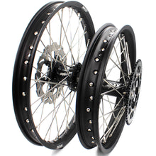 Load image into Gallery viewer, KKE 21/18 Enduro Dirtbike Wheel Rim For SUZUKI DRZ400 DRZ400S DRZ400E Black Hub & Rim