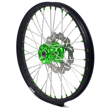 Load image into Gallery viewer, KKE 21 & 19 MX Wheels for Kawasaki KX250F 2019 and 2021 Green Nipple(2020 Excluded)