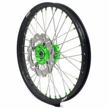 Load image into Gallery viewer, KKE 21 & 19 MX Wheels for Kawasaki KX250F 2019 and 2021 Green Nipple(2020 Excluded)