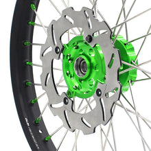 Load image into Gallery viewer, KKE 21 & 19 MX Wheels for Kawasaki KX250F 2019 and 2021 Green Nipple(2020 Excluded)