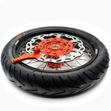 Load image into Gallery viewer, KKE 3.5*17inch & 4.25*17inch CUSH Drive Supermoto Rims Tires For KTM SX SX-F XC XC-F EXC EXC-F XCW 2003-2024
