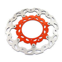 Load image into Gallery viewer, KKE Orange/Blue Oversize 320MM Brake Disc For KTM 125CC-640CC 1998-2022