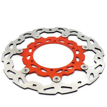 Load image into Gallery viewer, KKE Orange/Blue Oversize 320MM Brake Disc For KTM 125CC-640CC 1998-2022
