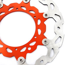 Load image into Gallery viewer, KKE Orange/Blue Oversize 320MM Brake Disc For KTM 125CC-640CC 1998-2022