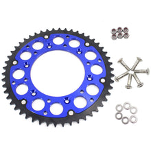 Load image into Gallery viewer, KKE Rear Billet Aluminum 44T/ 50T 51T Blue Sprocket For KTM Husqvarna Husaberg