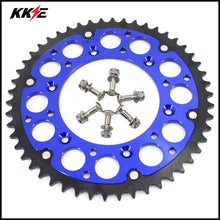 Load image into Gallery viewer, KKE Rear Billet Aluminum 44T/ 50T 51T Blue Sprocket For KTM Husqvarna Husaberg