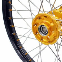 Load image into Gallery viewer, KKE 21 & 18 Enduro Rims for Suzuki RMZ250 2007-2018 RMZ450 2005-2017 Gold Nipple