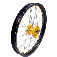 Load image into Gallery viewer, KKE 21 & 18 Enduro Rims for Suzuki RMZ250 2007-2018 RMZ450 2005-2017 Gold Nipple
